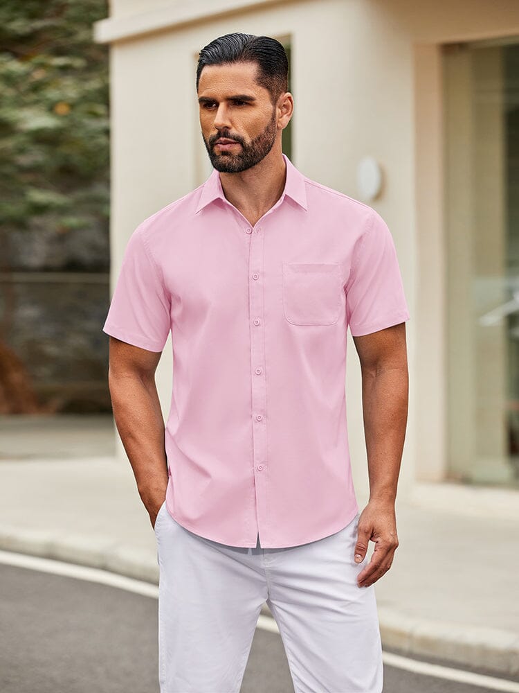 Camisa sencilla de botones casual