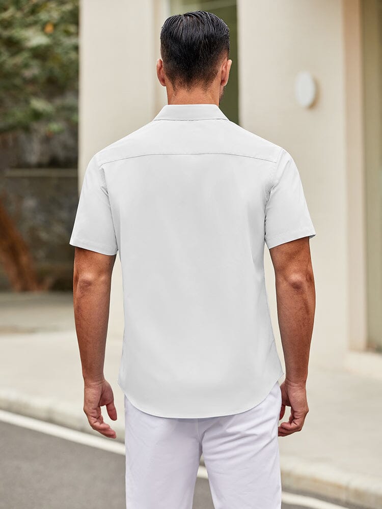 Camisa sencilla de botones casual