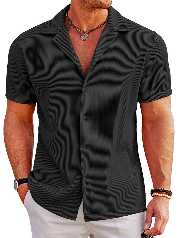 Camisa transpirable de solapa casual