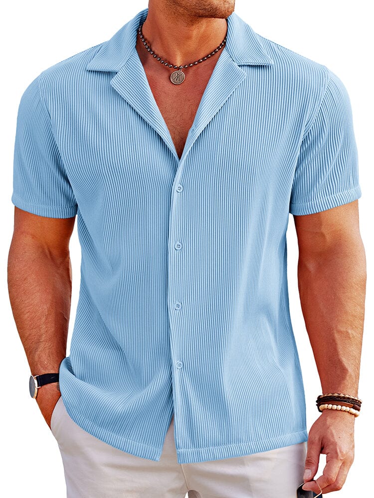 Camisa transpirable de solapa casual