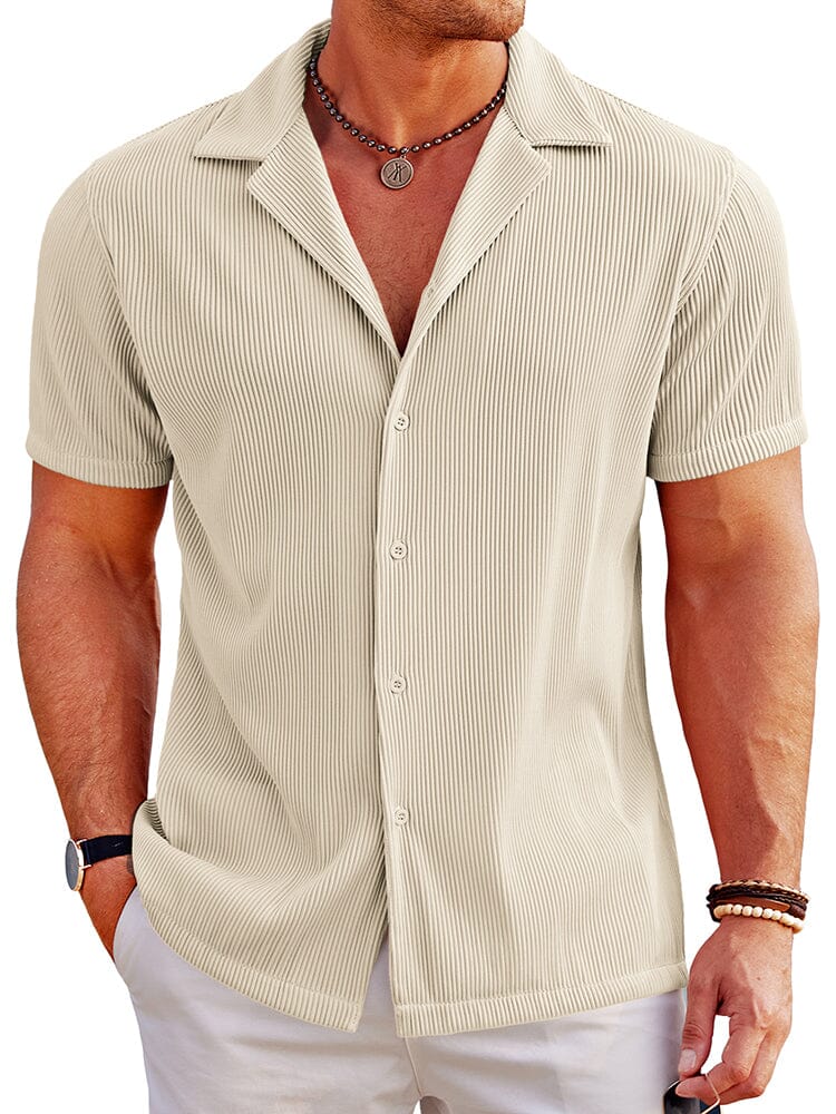 Camisa transpirable de solapa casual
