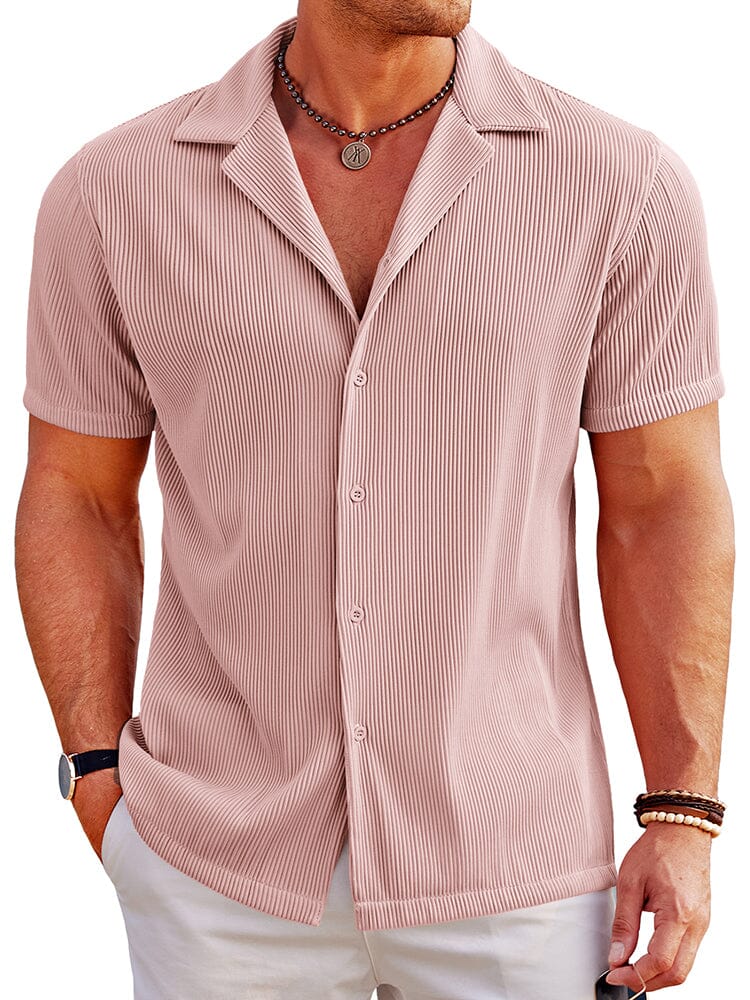 Camisa transpirable de solapa casual