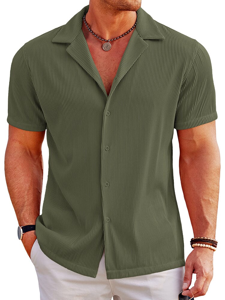 Camisa transpirable de solapa casual