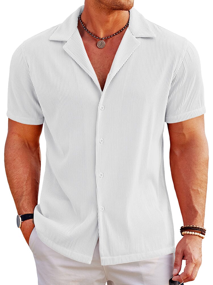 Camisa transpirable de solapa casual