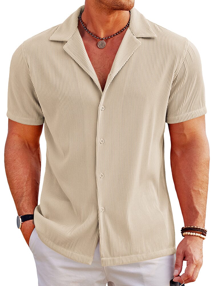 Camisa transpirable de solapa casual