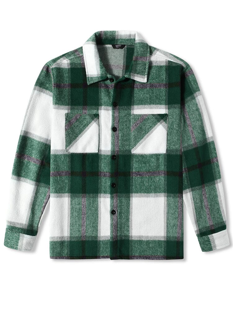 Camisa de franela a cuadros cómoda