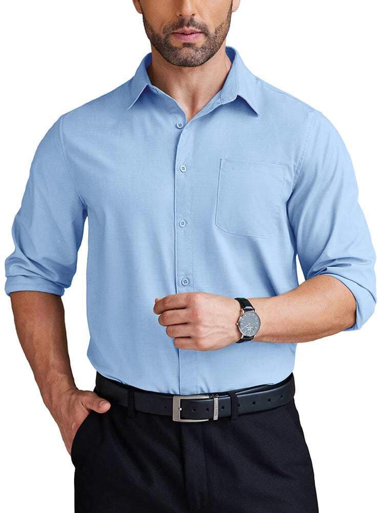 Camisa de negocios antiarrugas