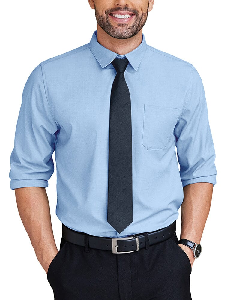Camisa de negocios antiarrugas