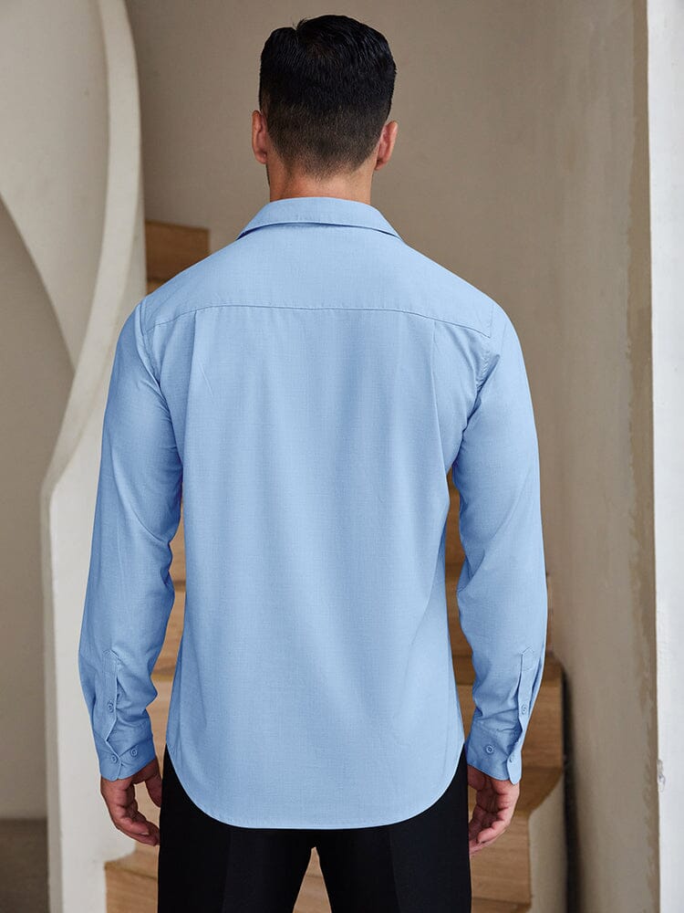 Camisa de negocios antiarrugas