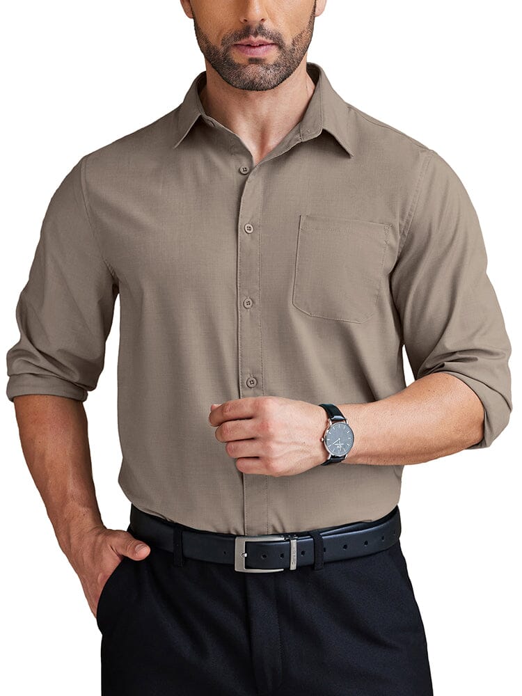 Camisa de negocios antiarrugas