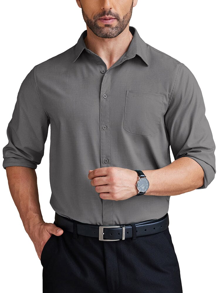 Camisa de negocios antiarrugas