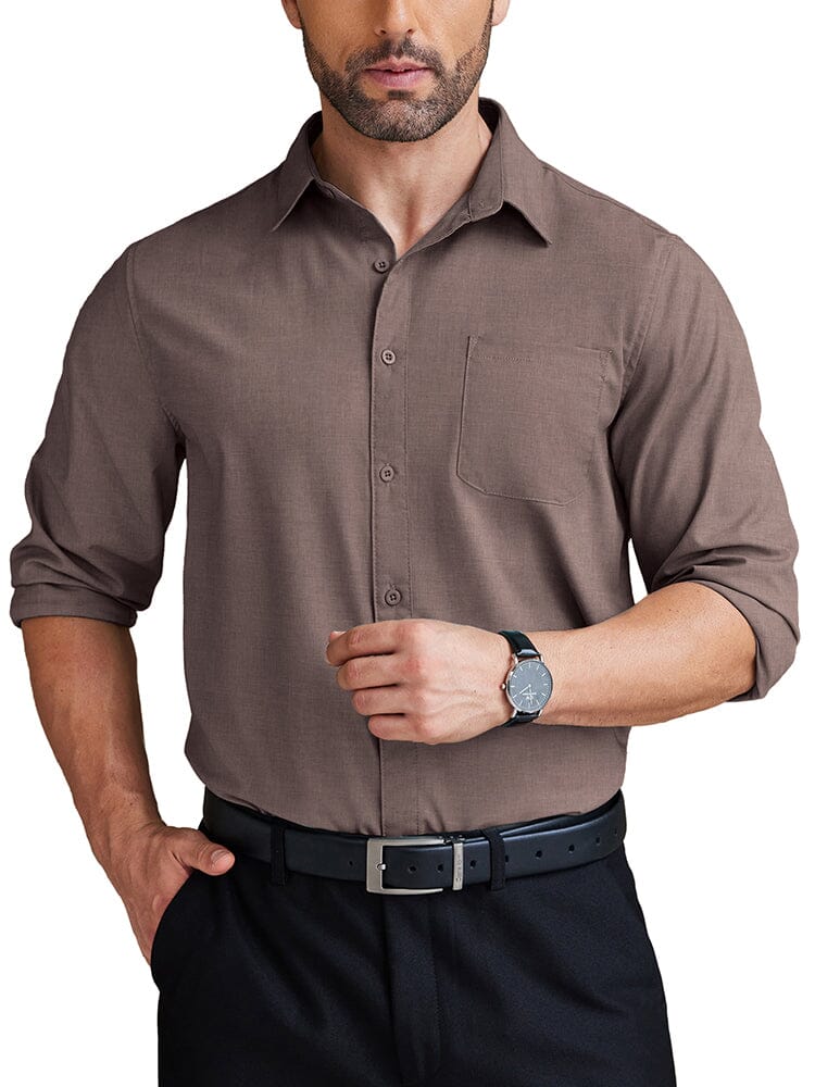 Camisa de negocios antiarrugas