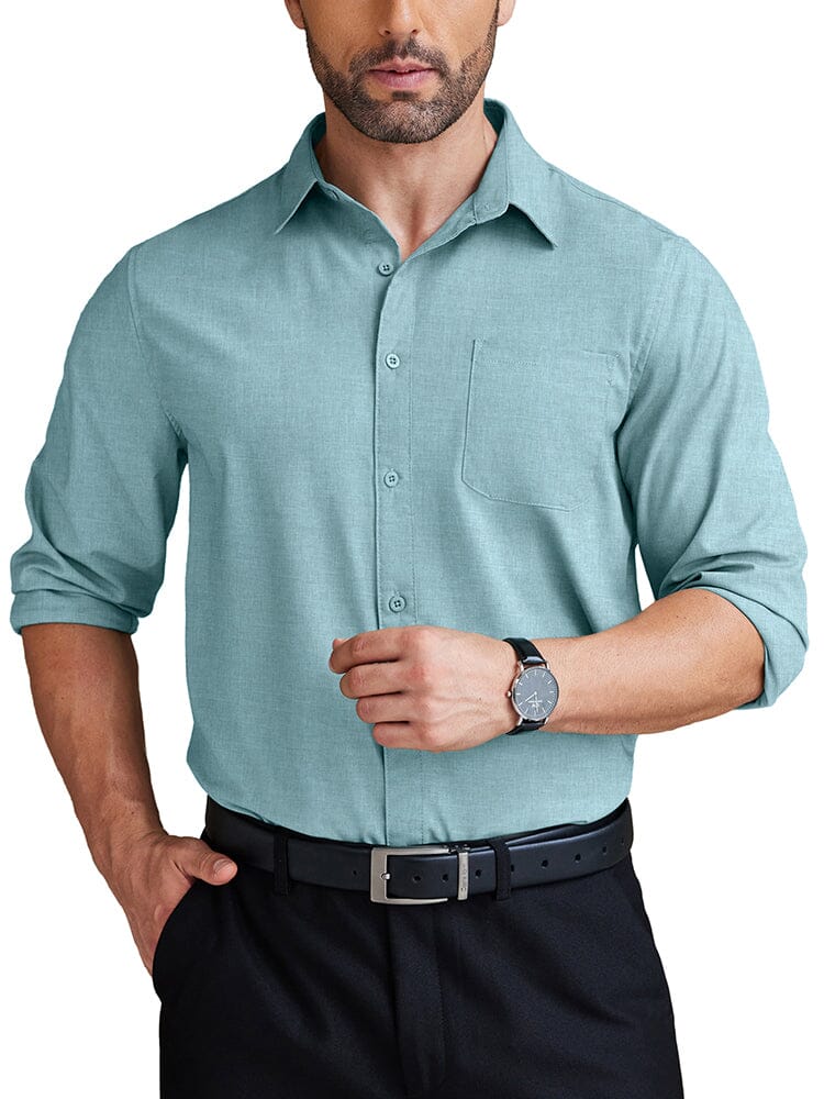 Camisa de negocios antiarrugas