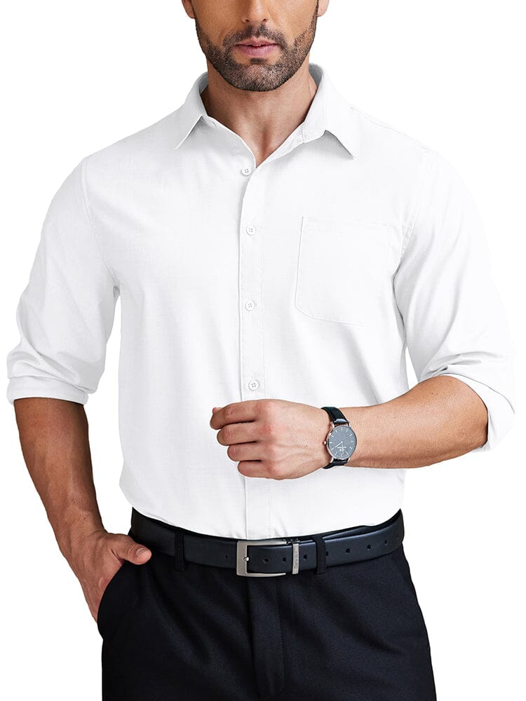 Camisa de negocios antiarrugas