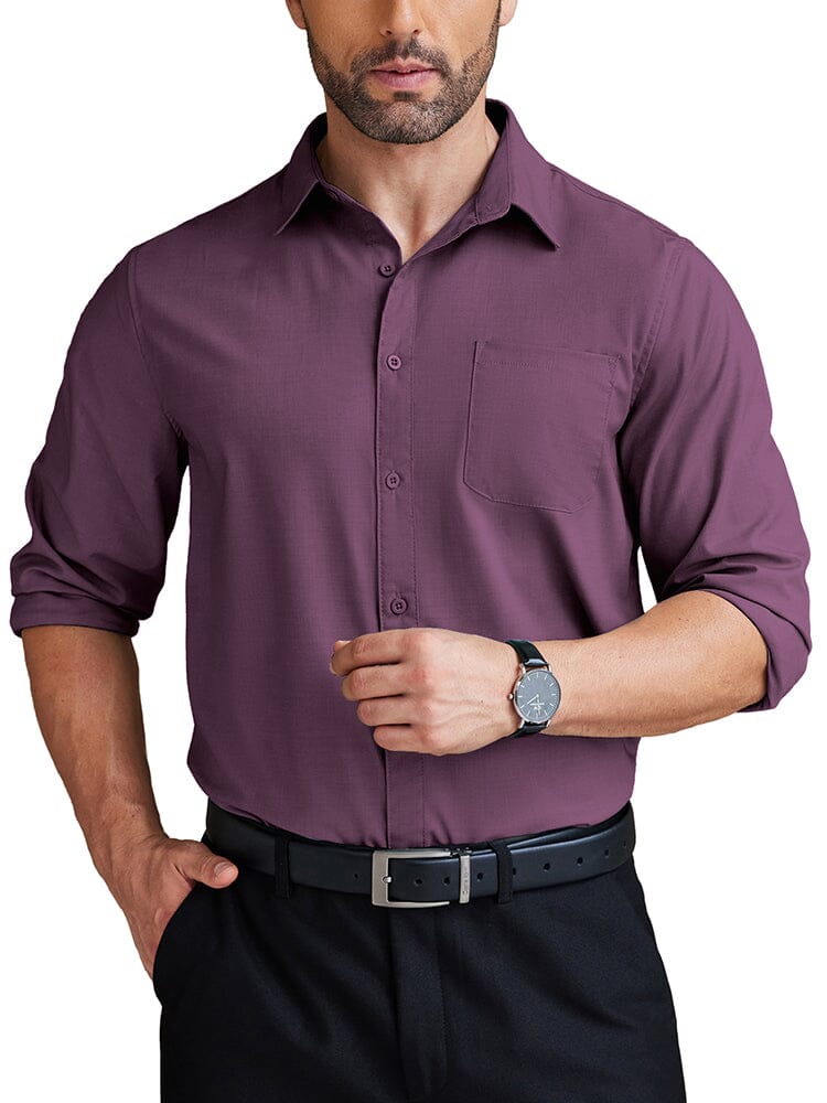 Camisa de negocios antiarrugas