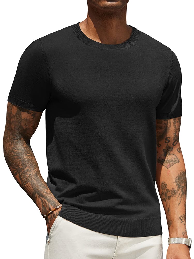 Camiseta básica de punto casual