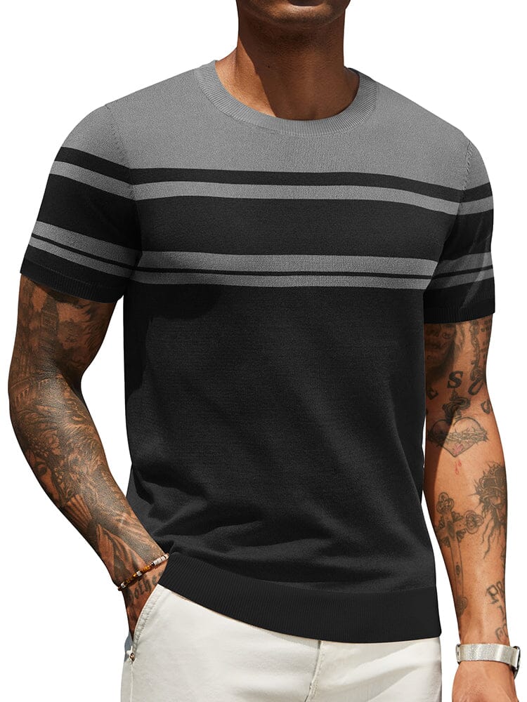Camiseta básica de punto casual