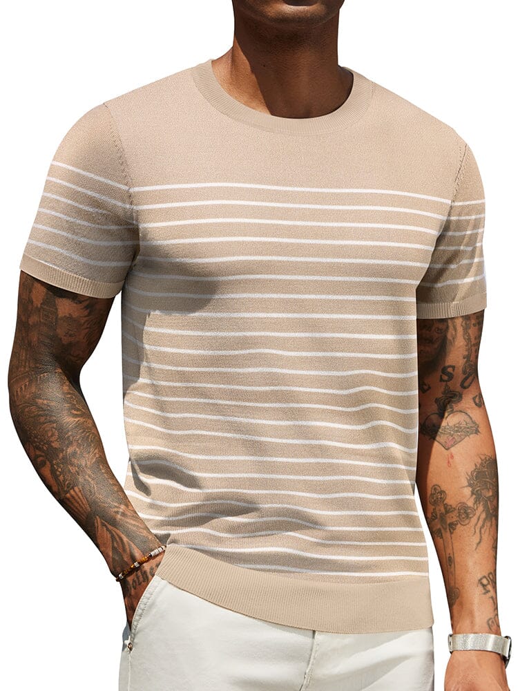 Camiseta básica de punto casual