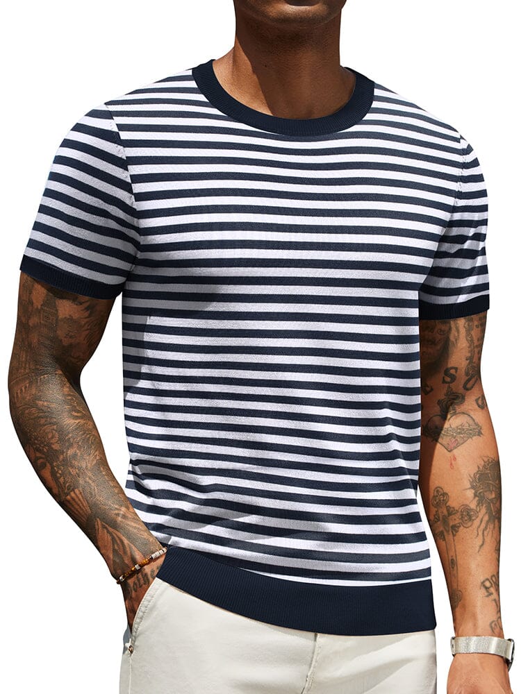 Camiseta básica de punto casual