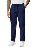 Pantalón chino recto con cordón
