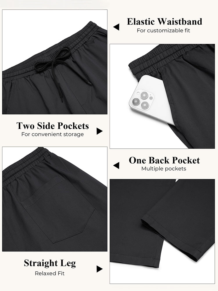 Pantalón chino recto con cordón