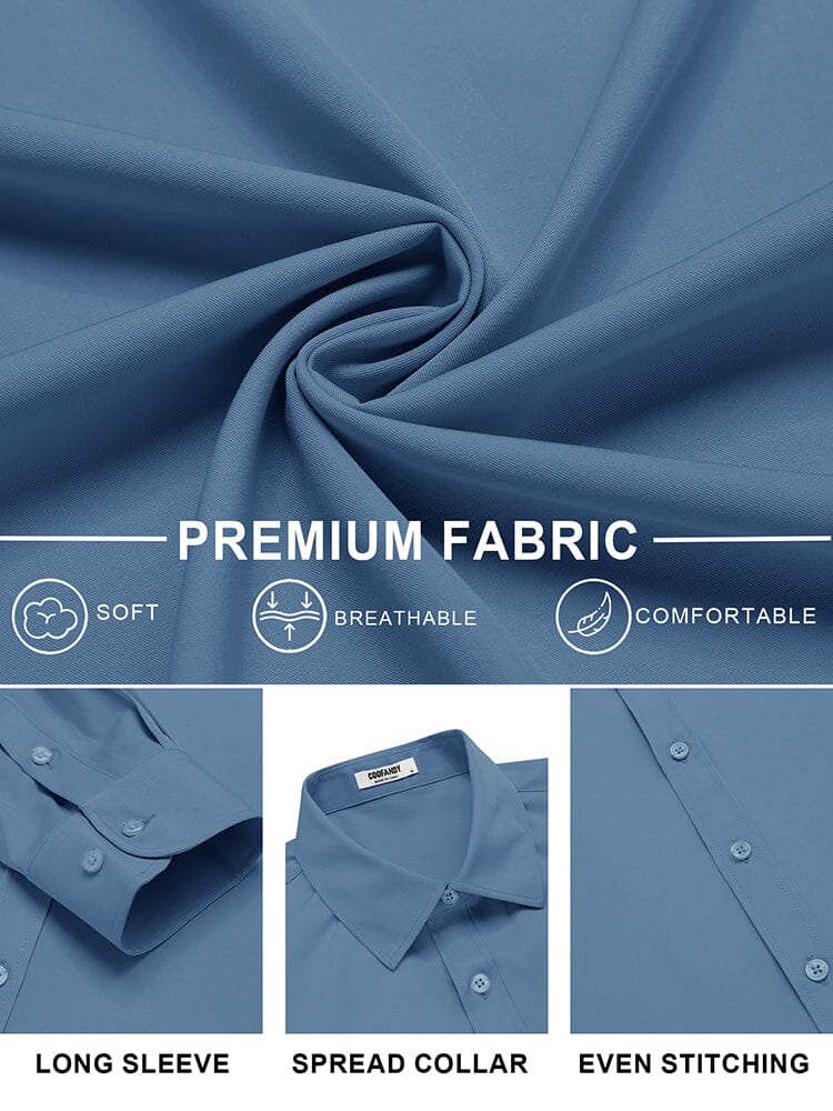 Camisa formal de negocios de corte regular