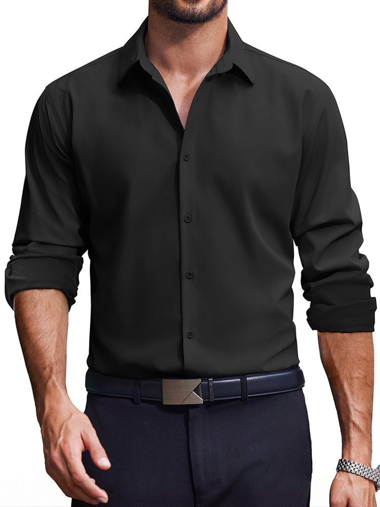 Camisa formal de corte regular