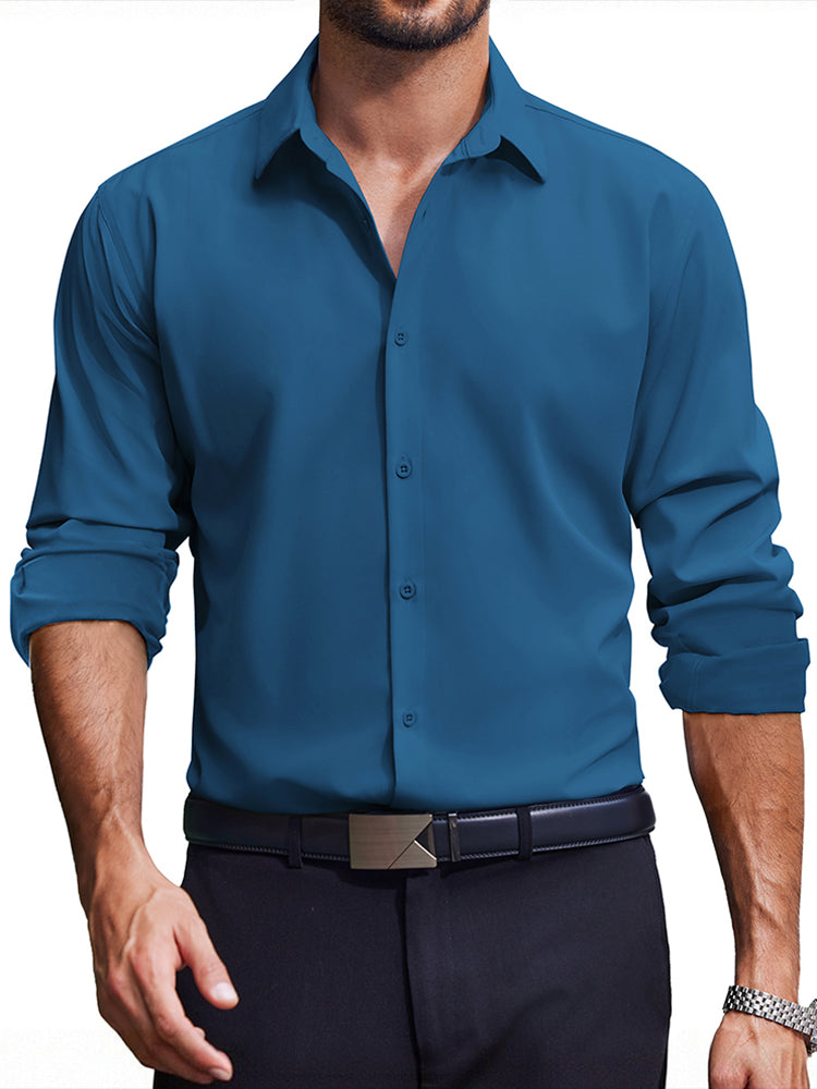 Camisa formal de corte regular