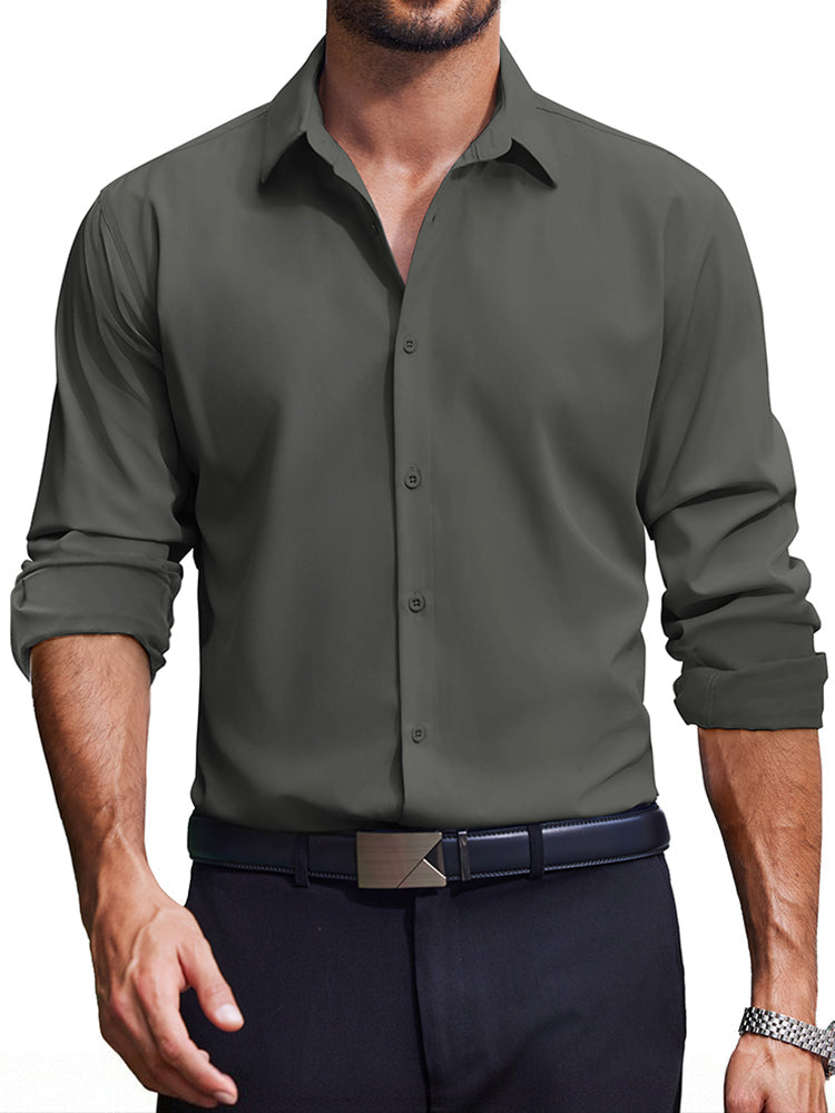 Camisa formal de corte regular