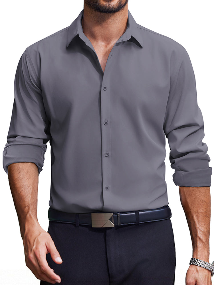 Camisa formal de corte regular