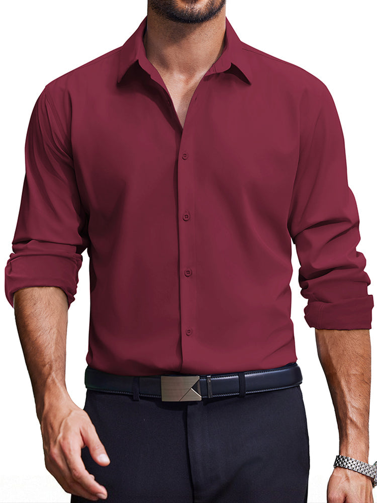 Camisa formal de corte regular