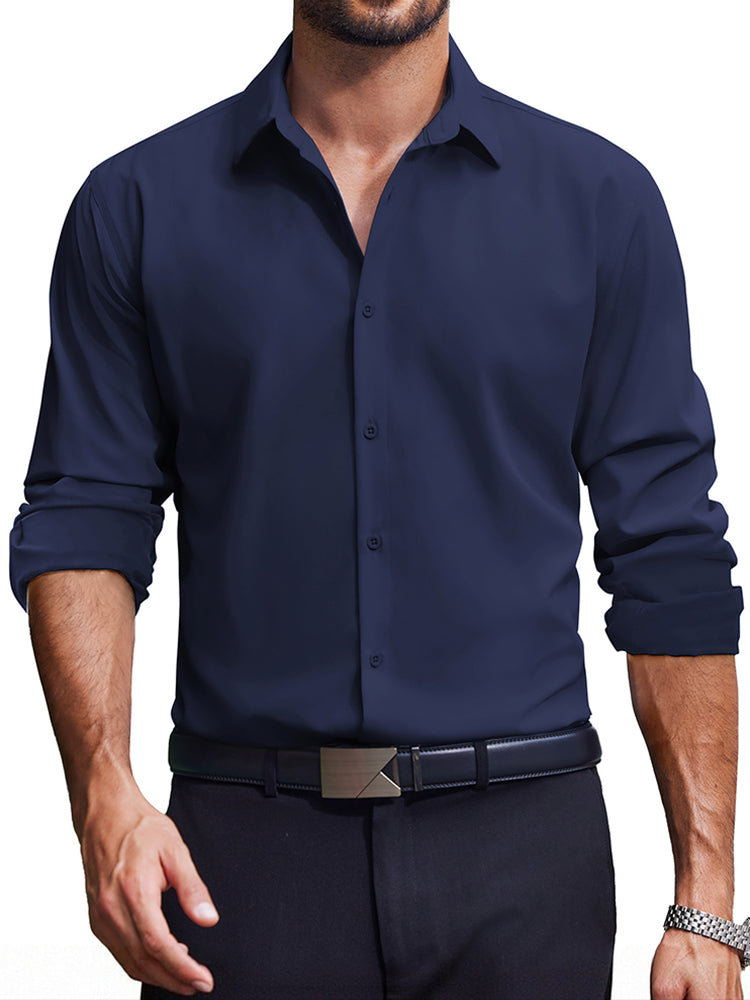 Camisa formal de corte regular