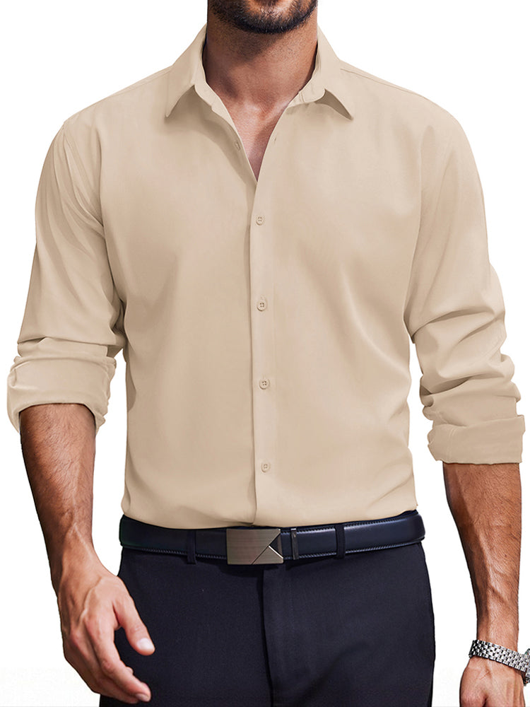 Camisa formal de corte regular