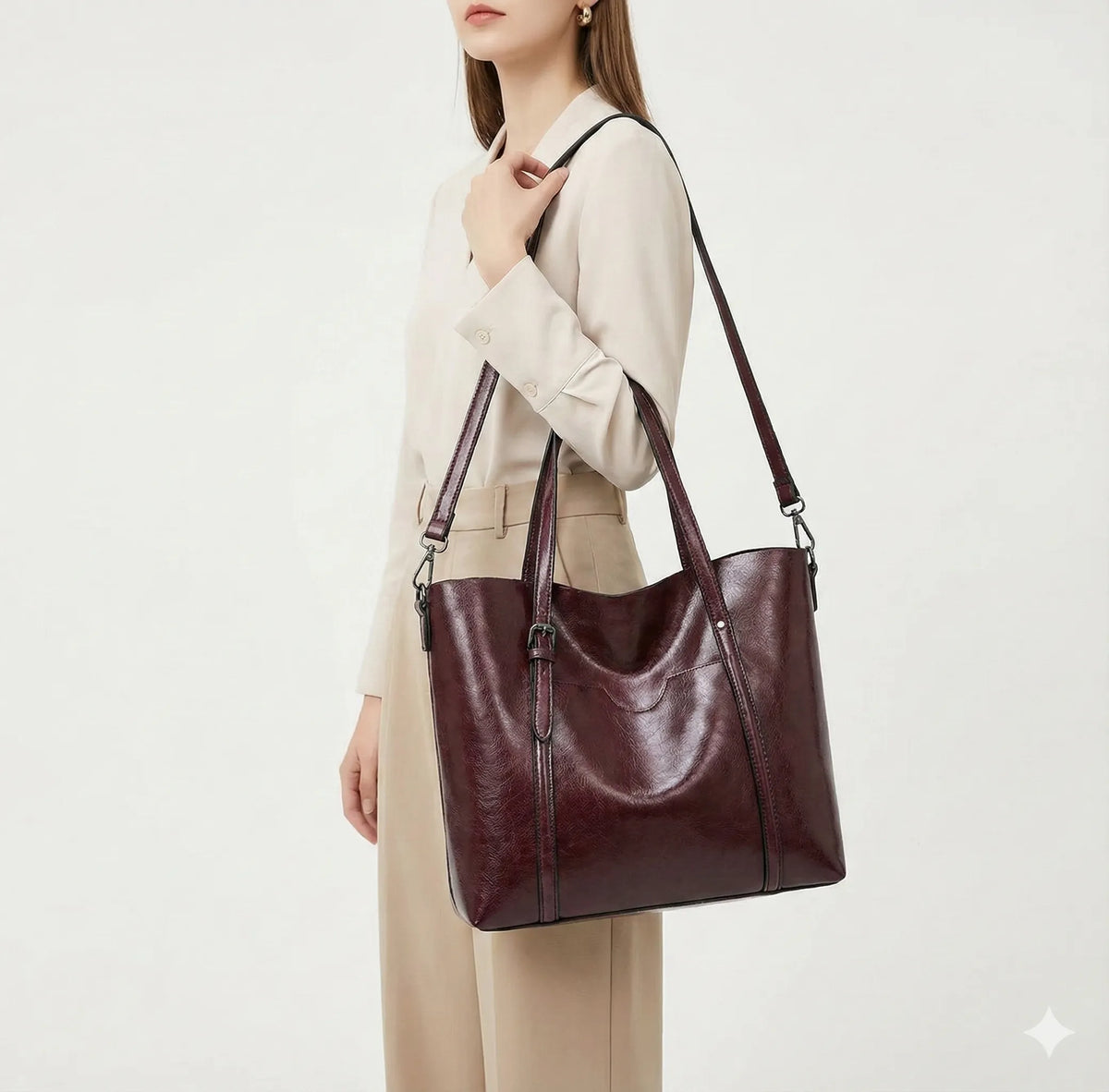 Bolso de piel Glamour