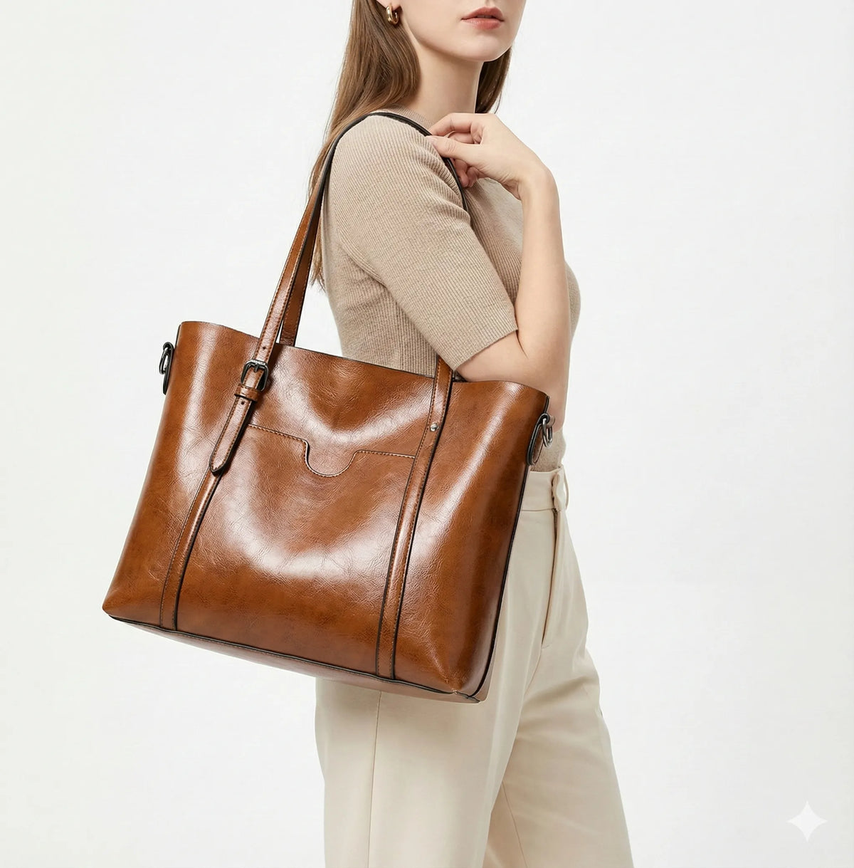 Bolso de piel Glamour