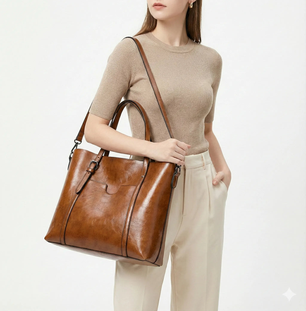 Bolso de piel Glamour