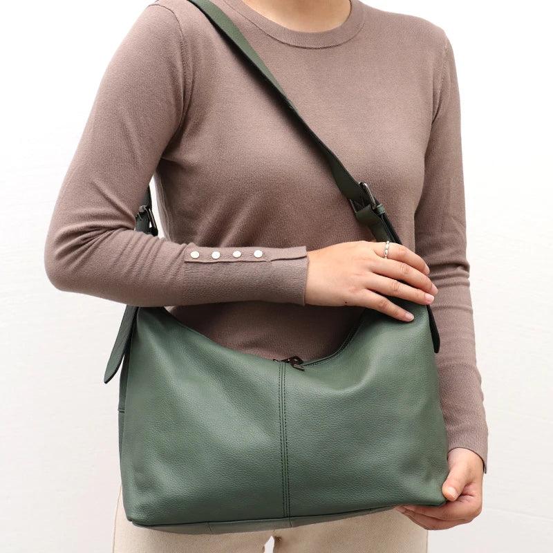 Bolso bandolera de piel Agatha