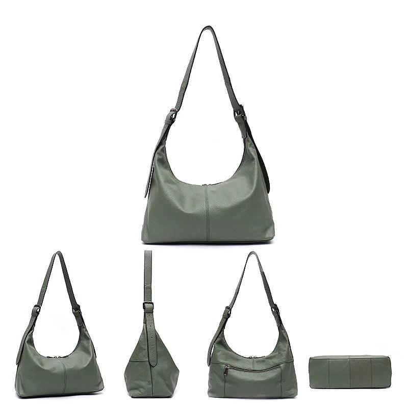 Bolso bandolera de piel Agatha