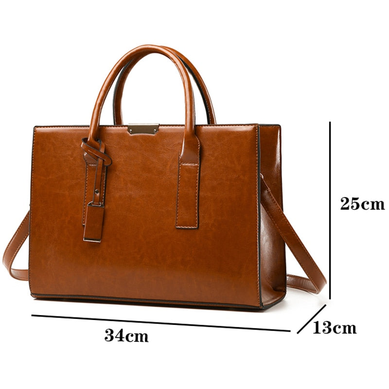 Set de bolso y 2 carteras de piel Zayna