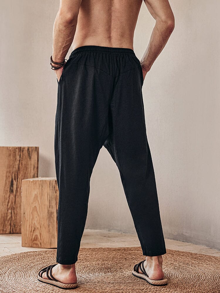 Pantalón transpirable de lino