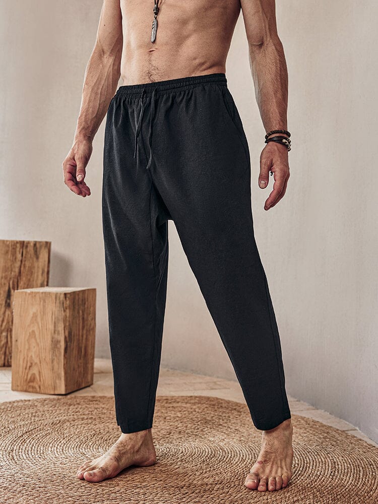 Pantalón transpirable de lino