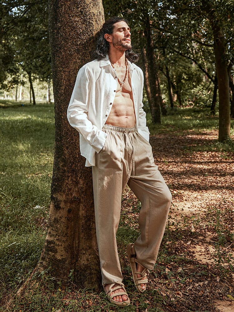 Camisa ecológica 100% lino