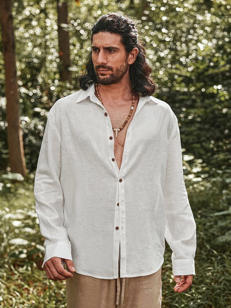 Camisa ecológica 100% lino