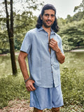 Camisa ecológica de mezcla de lino