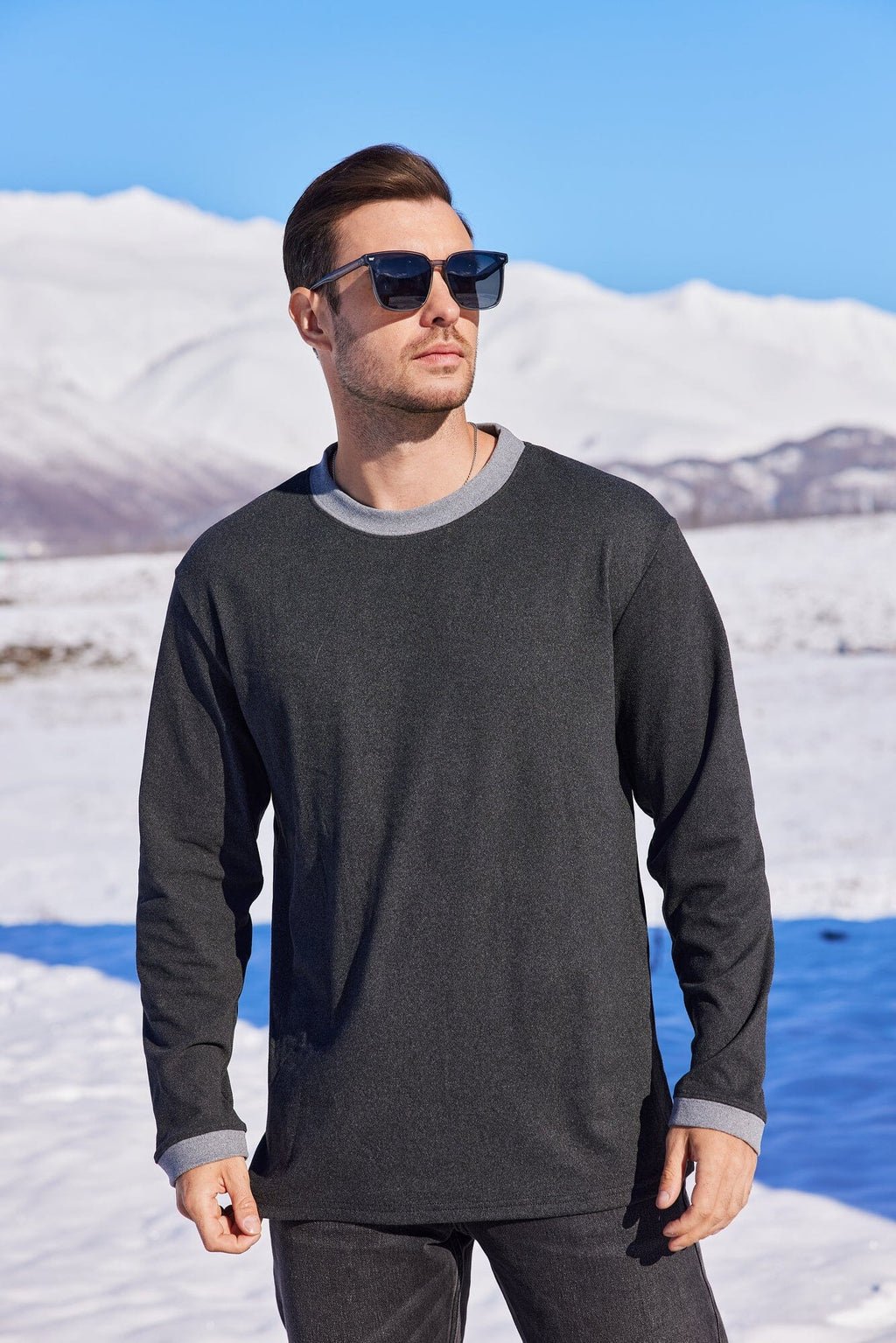 Camiseta interior premium en bloques de color
