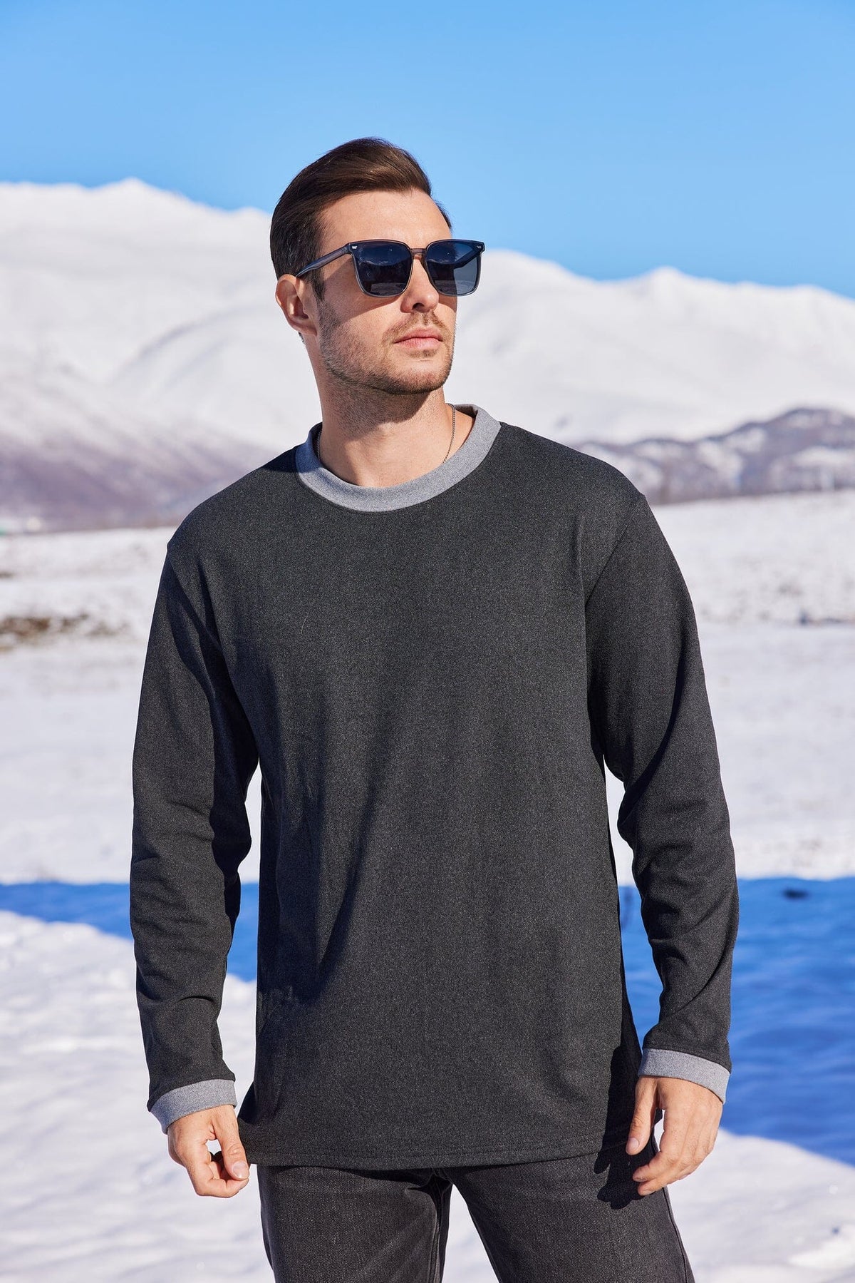 Camiseta interior premium en bloques de color
