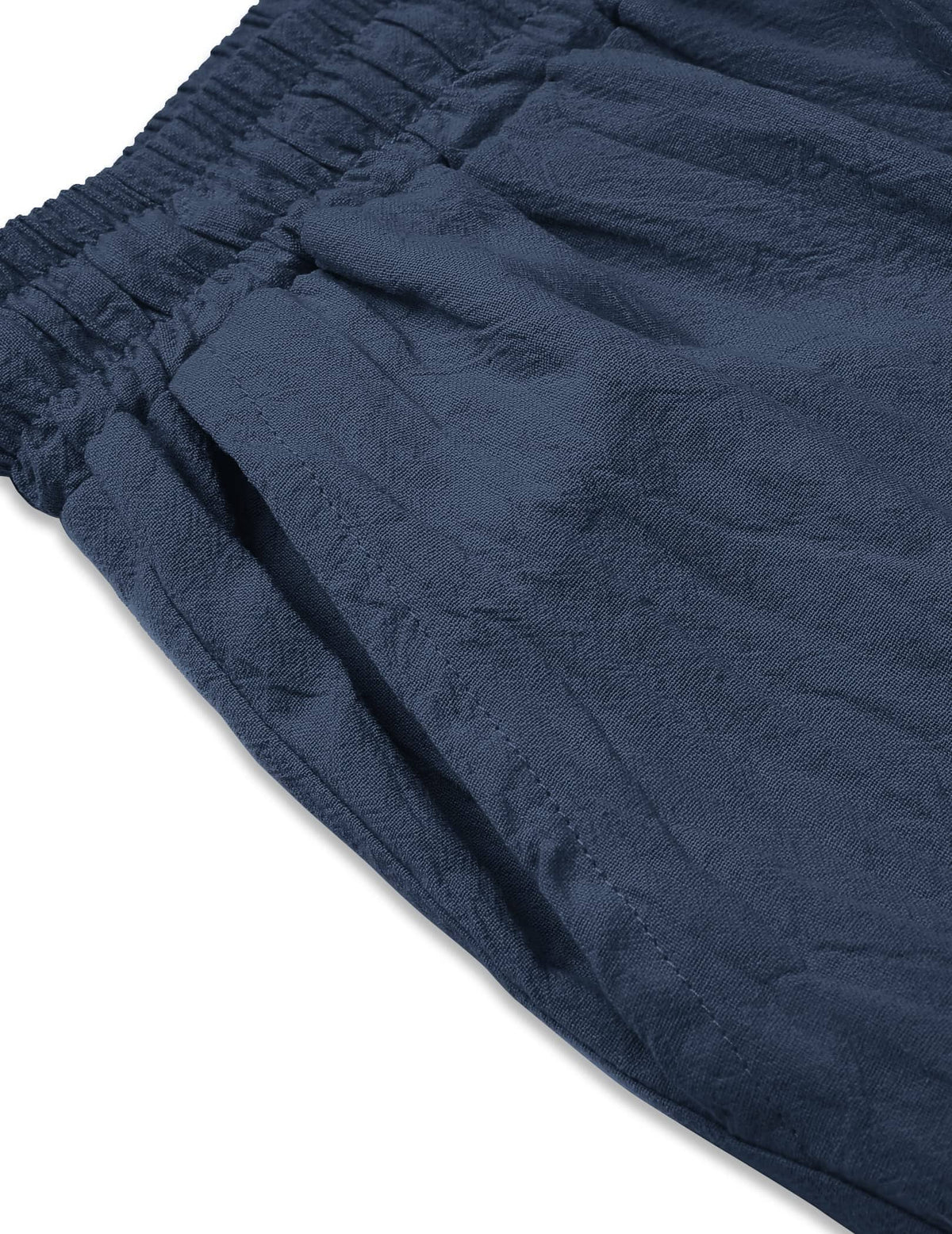 Pantalón harem estilo lino y algodón