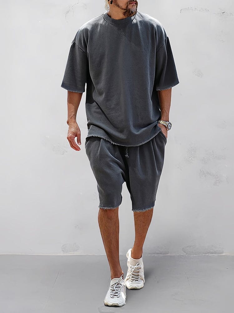 Conjunto Deportivo Holgado en Color Liso