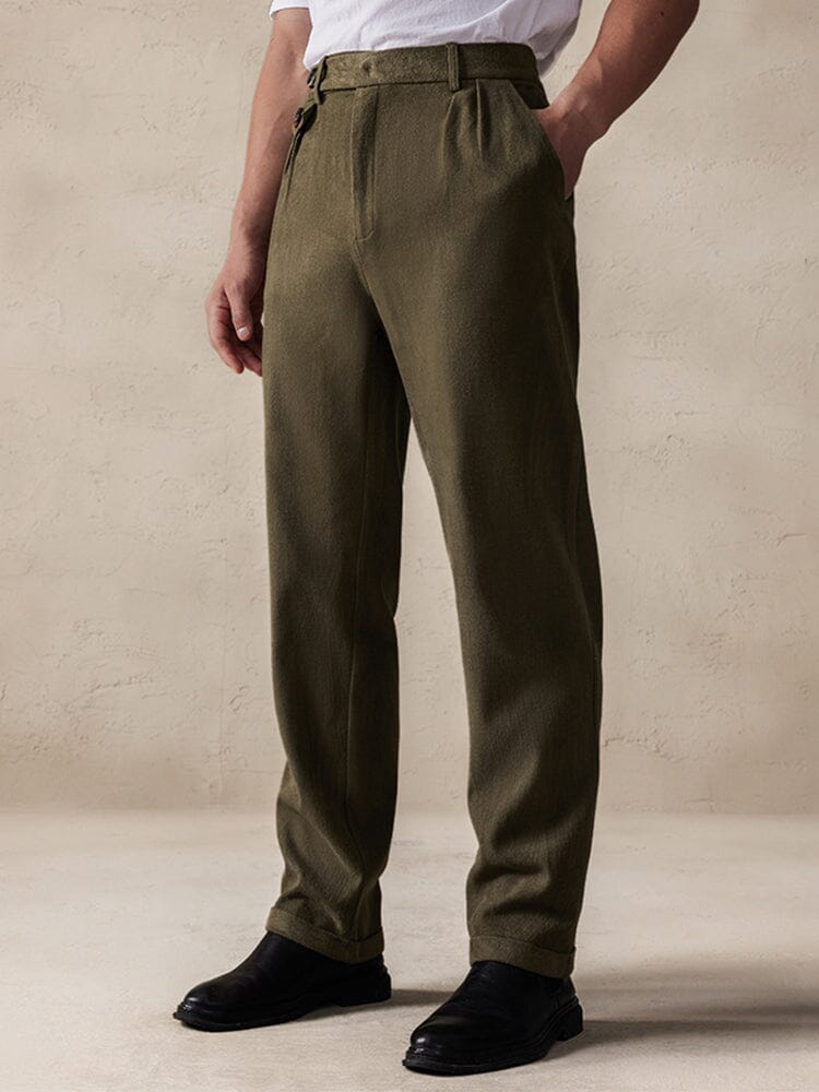 Pantalón de ante elástico
