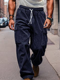 Pantalón cargo recto de pana